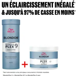 Poudre décolorante BlondorPlex 9 en sachet individuel - éclaircissante 9 tons / 30g