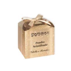 Poudre scintillante festive – éclat doré, peau lumineuse, application douce