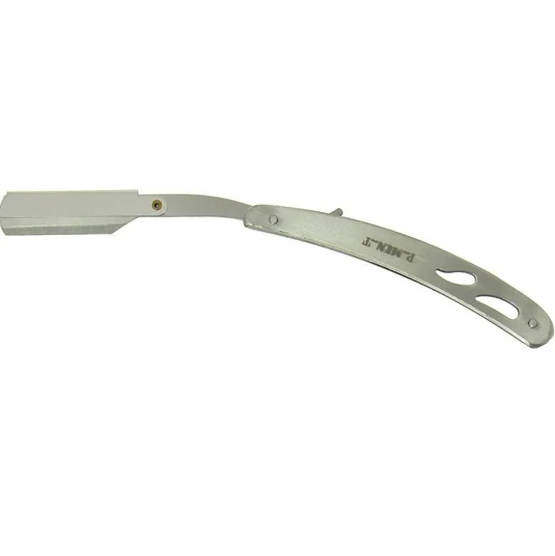 Rasoir à lame interchangeable Aluminium Silver + 10 lames double edge courtes