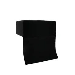 Rehausseur de coiffure en Simili cuir Noir 17cm