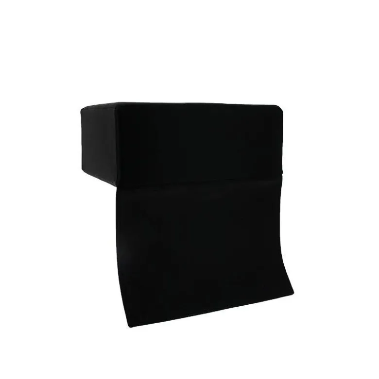 Rehausseur de coiffure en Simili cuir Noir 17cm