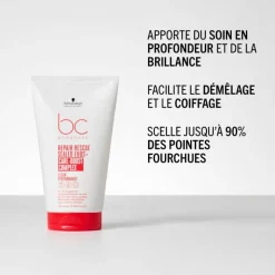 Rénovateur de pointes cheveux abîmés BC Clean Repair Rescue / 100ml