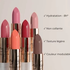Rouge à lèvres soin BALMY HYBRID recharge – rose subtile et hydratation 8h