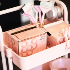 Rouleau d'aluminium gaufré Medium – Rosé