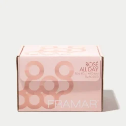 Rouleau d'aluminium gaufré Medium – Rosé