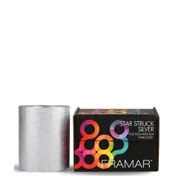 Rouleau d'aluminium gaufré Medium Silver 100m