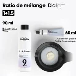 Révélateur Dia Activateur 9 vol. / 2.7 % pour Dia Light et Dia Color / 237ml