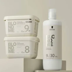 Révélateur Premium crème 9% BlondMe – éclaircissement puissant / 1000ml