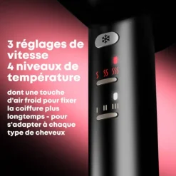 Sèche-cheveux ENIGMA TRI-CARE – brillance, soin LED, séchage rapide