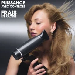 Sèche-cheveux ghd Speed™ Noir métallique – séchage ultra-rapide, contrôle