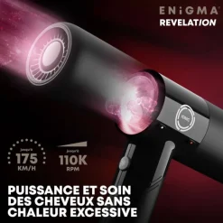 Sèche-cheveux pliable ionique Progloss™ - Enigma Revelation / 500ml
