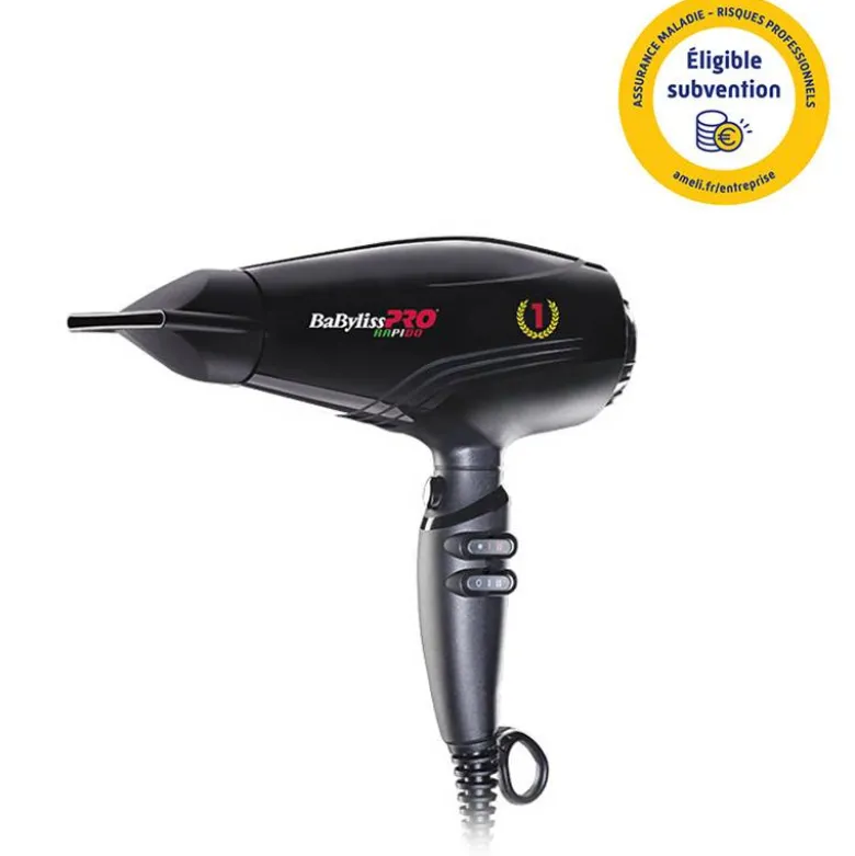 Sèche-cheveux Rapido Noir / 399g