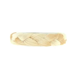 Serre-tête en velours tréssé Beige