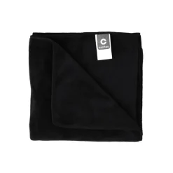 Serviette cheveux en microfibre Noire 45x95cm