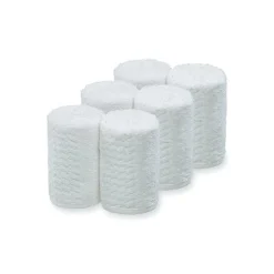 Serviettes pour chauffe-serviette vapeur x6 Blanc