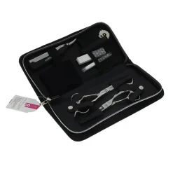Set ciseaux semi-offset droit et effileur + rasoir 5.5