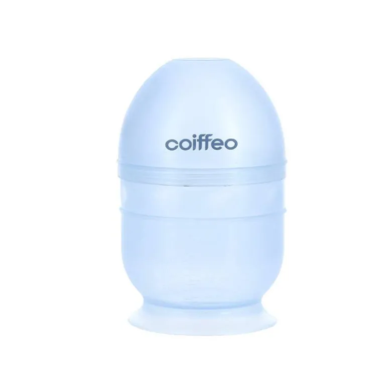 Shaker transparent bleu