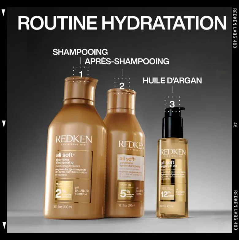 Shampoing All Soft – Hydratation et douceur intense / 500ml
