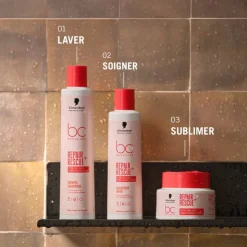 Shampoing BC Bonacure Repair Rescue – réparation, brillance, résistance / 500ml