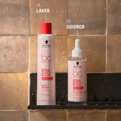 Shampoing BC Bonacure Repair Rescue – réparation, brillance, résistance / 500ml