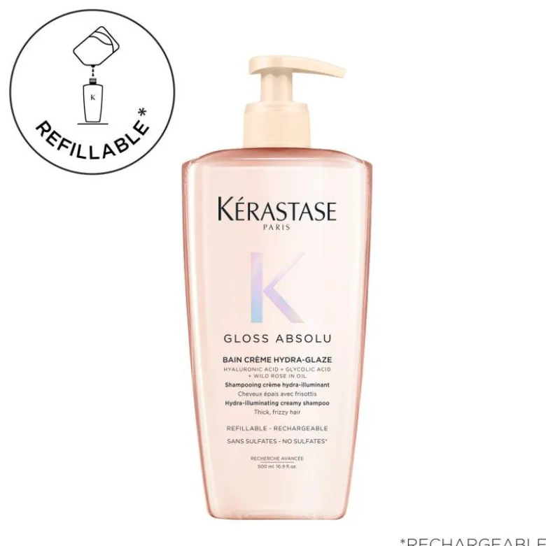 Shampoing crème Gloss Absolu – brillance, hydratation, anti-frisottis / 500ml