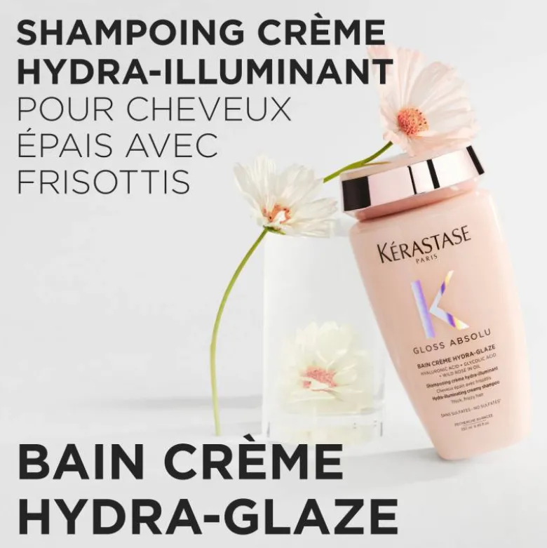 Shampoing crème Gloss Absolu – brillance, hydratation, anti-frisottis / 250ml