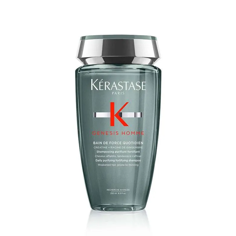 Shampoing fortifiant Genesis Homme – purifiant, anti-chute, usage quotidien / 250ml