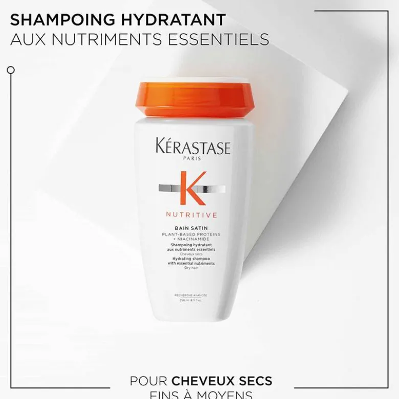 Shampoing hydratant Bain Satin Nutritive – nutrition, douceur, brillance / 250ml