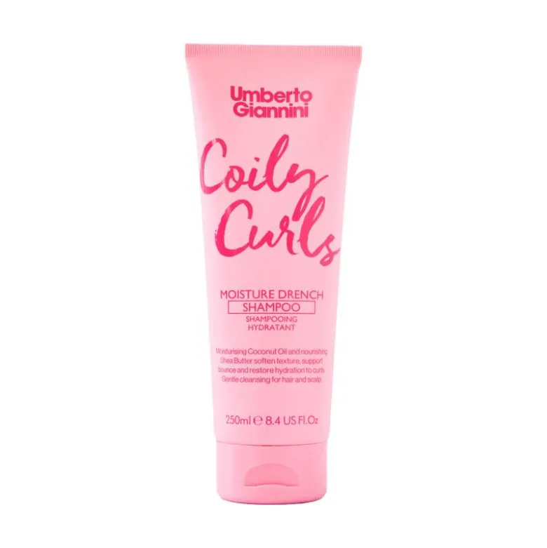 Shampoing hydratant sans sulfates Coily Curls – Hydratation, soin, antifrizz / 250ml