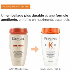 Shampoing nourrissant Bain Satin Riche Nutritive – nutrition intense / 250ml