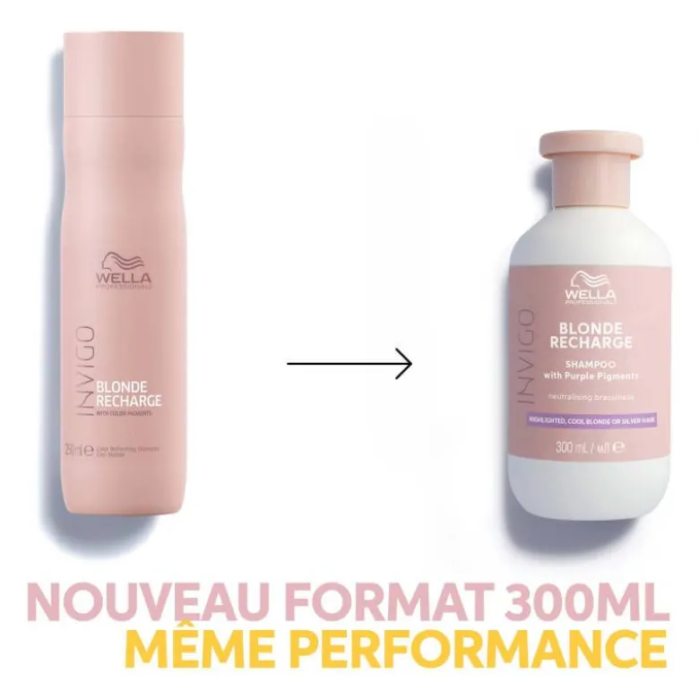 Shampoing raviveur de couleur Blonde recharge Blond froid / 300ml