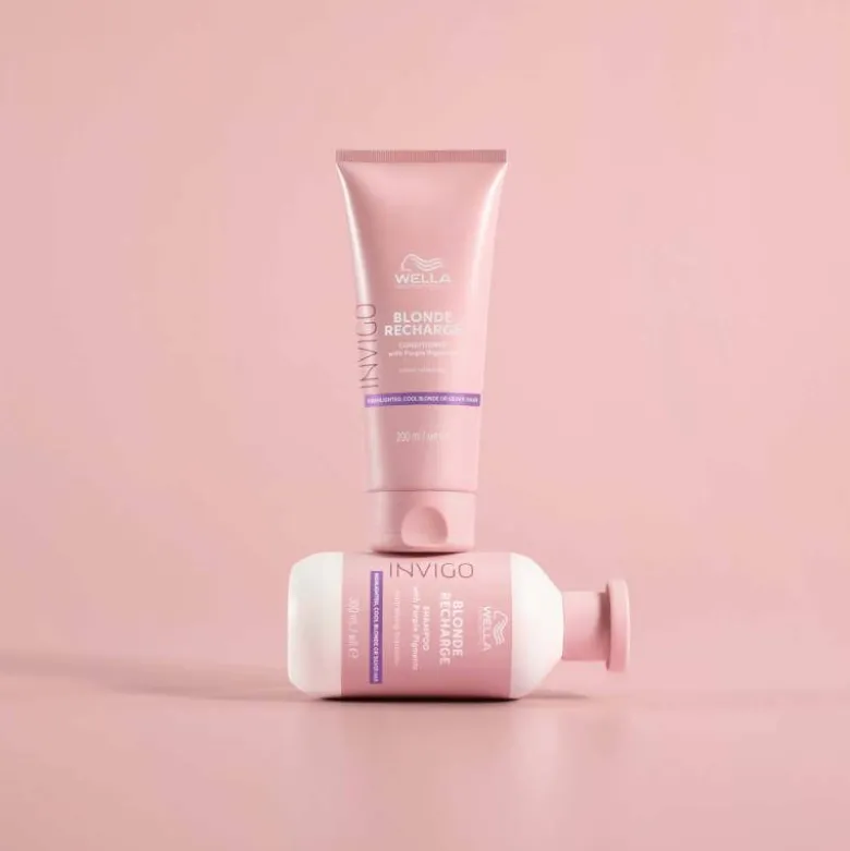 Shampoing raviveur de couleur Blonde recharge Blond froid / 300ml