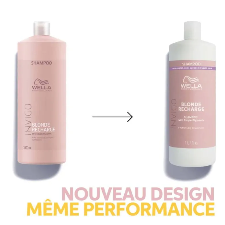 Shampoing raviveur de couleur Blonde recharge Blond froid / 1000ml