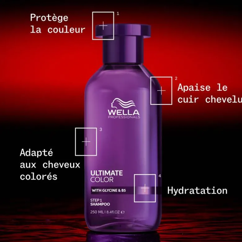 Shampoing Ultimate Color – éclat, douceur, protection / 250ml