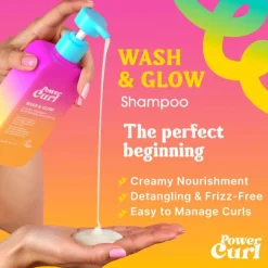 Shampoing Wash & Glow - Tous types de boucles / 300ml
