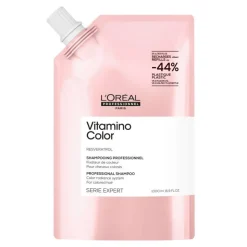 Shampooing professionnel Vitamino Color – fixation couleur et éclat / 1000ml