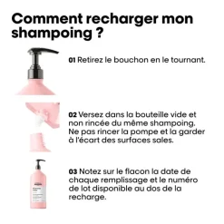 Shampooing professionnel Vitamino Color – fixation couleur et éclat / 1000ml