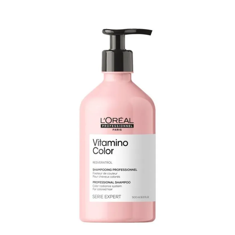 Shampooing Vitamino Color – protège la couleur, brillance intense / 500ml