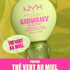 Smushy Glaze Lip Balm – Green Sereni-Tea : soin 2-en-1, éclat naturel, brillance