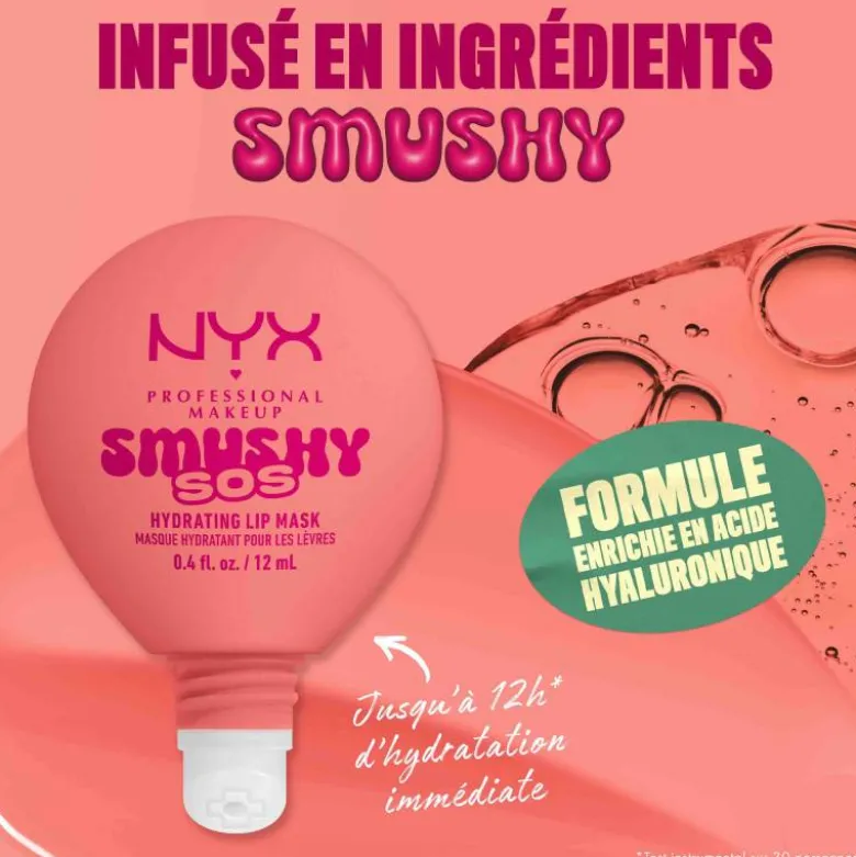 Smushy Glaze Lip Balm – Peachy Pamper : soin lèvres, pigmentation modulable
