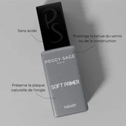 Soft Primer sans acide – Préserve l'ongle naturel, booste l'adhérence / 11ml