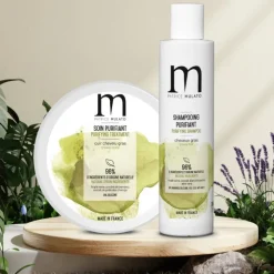 Soin capillaire Purifiant – cuir chevelu frais, volume racines, sébum régulé / 230g