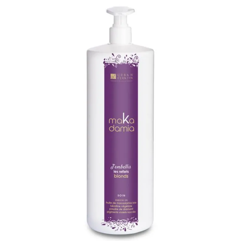 Soin cheveux blonds k makadamia / 1000ml
