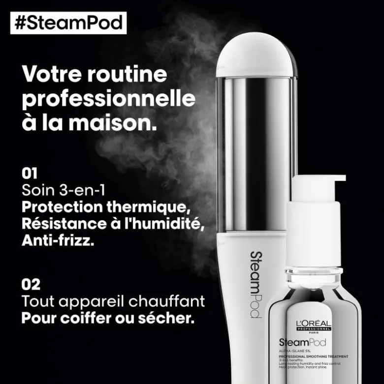 Soin lissant professionnel SteamPod / 50ml