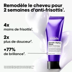Soin transformatif lissant Keratin Alpha Sleek / 200ml