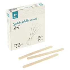 Spatules bois visage x100
