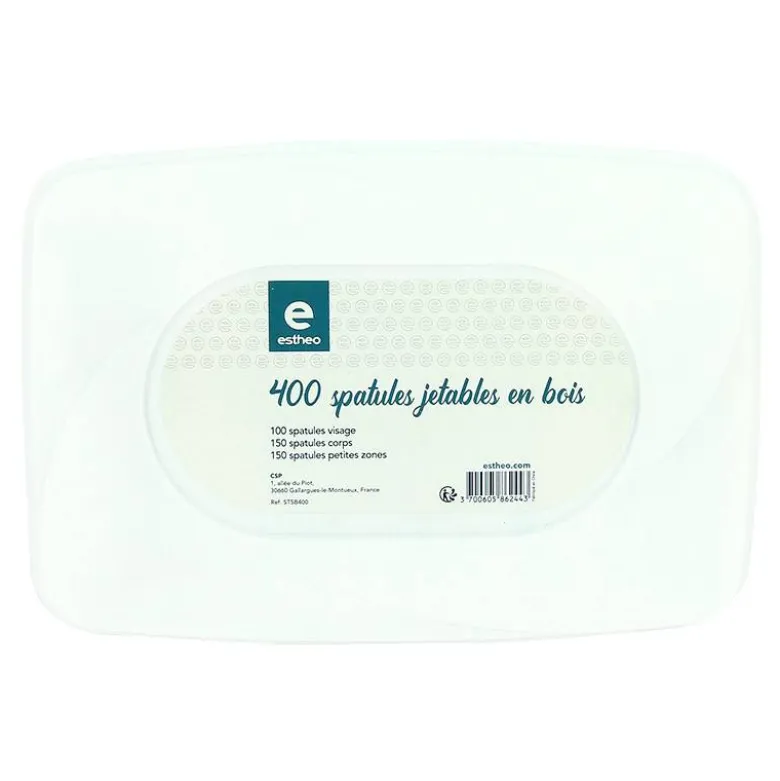 Spatules épilation en bois 3 formats x400
