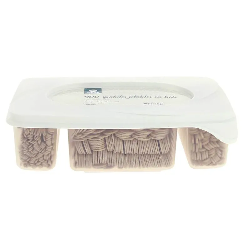 Spatules épilation en bois 3 formats x400