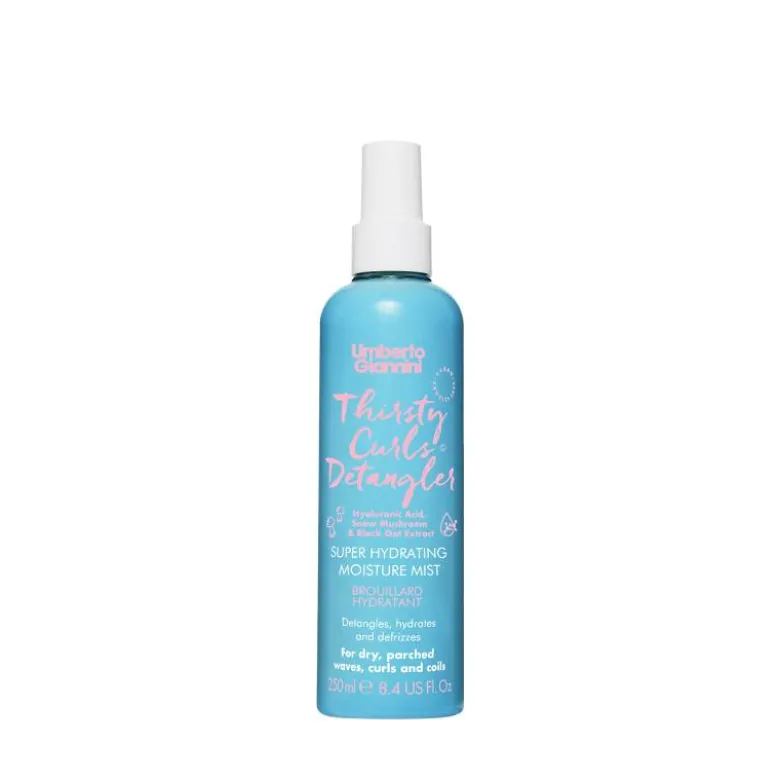 Spray démêlant hydratant Thirsty Curls – Hydratation, démêlage, antifrizz / 250ml