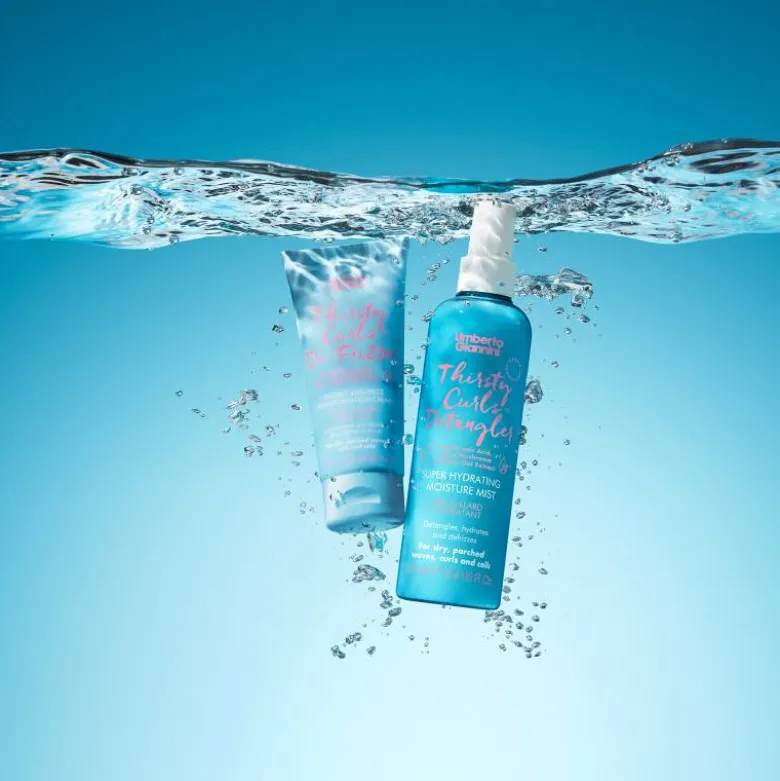 Spray démêlant hydratant Thirsty Curls – Hydratation, démêlage, antifrizz / 250ml